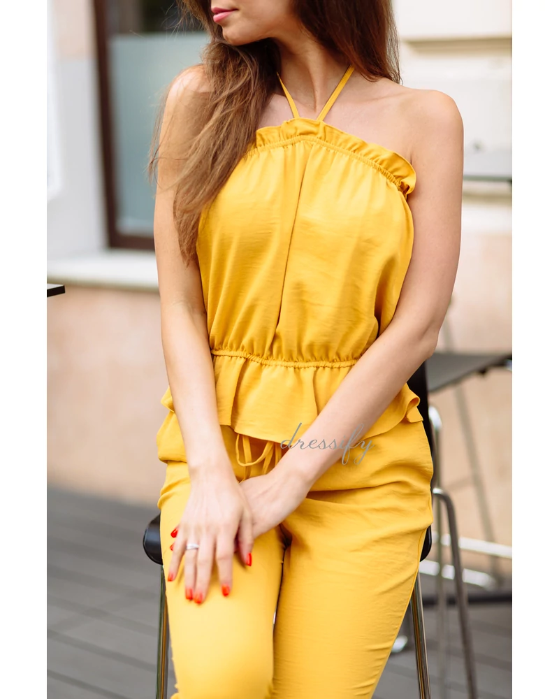 Chloe szett - sárga 38
